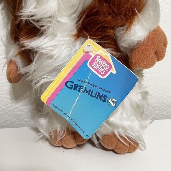 Vintage Gremlins GIZMO Hasbro Softies Plush 1984 With Tag 10 inches - Picture 4 of 16